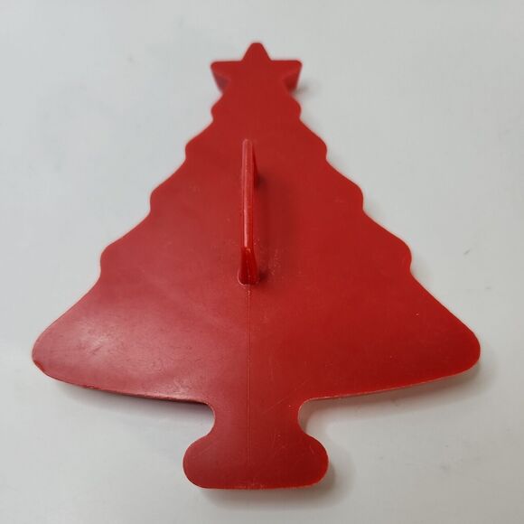 Vtg Tupperware Cookie Cutters Set of 7 Red Plastic 1970s, Halloween, Xmas - Picture 15 of 15